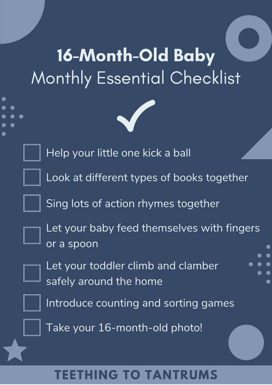gifted 18 month old checklist