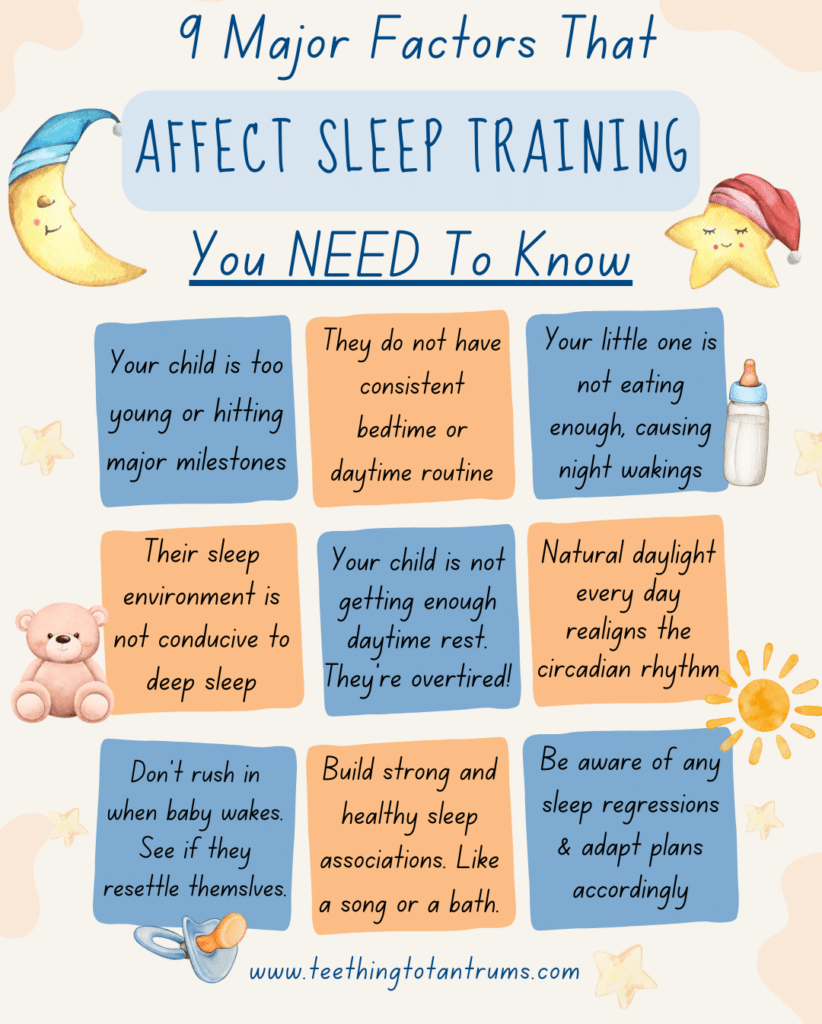 Factors That Affect A Child's Ability To Be Sleep Trained