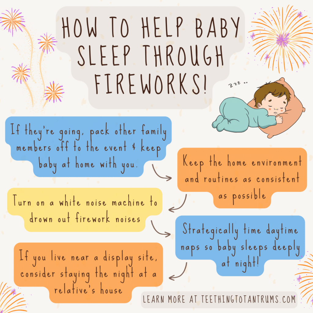 How To Help Baby Sleep Through Fireworks