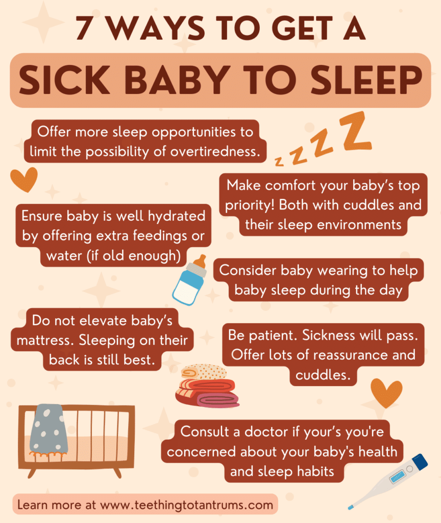7 Ways For How To Get A Sick Baby To Sleep